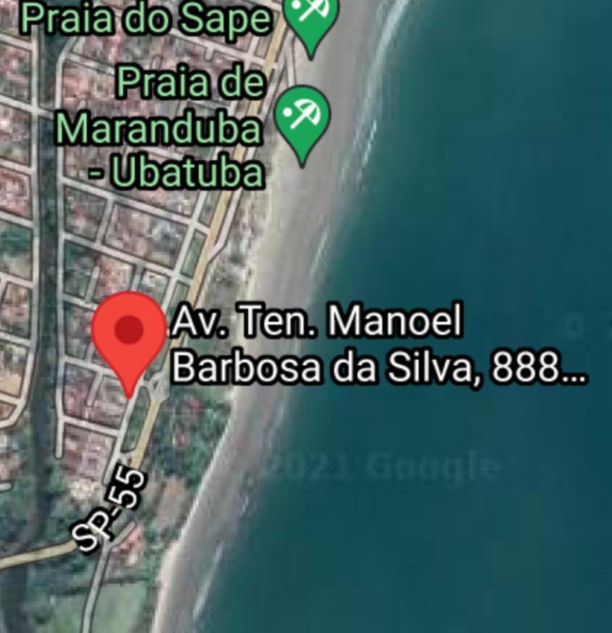 Ubatuba frente o mar (maranduba) Exterior foto